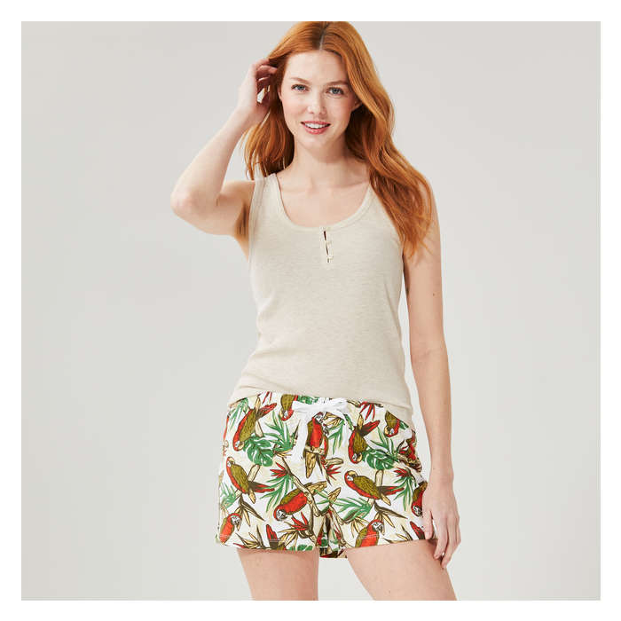 Women's Henley Sleep Tank
